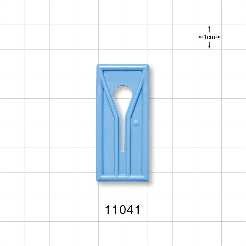 Slide Clamp, Light Blue - Fits 1/4 inch OD Tubing (0.25 inch, 6.35 mm) - 11041
