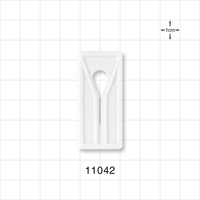 Slide Clamp, Natural - Fits 1/4 inch OD Tubing (0.25 inch, 6.35 mm) - 11042