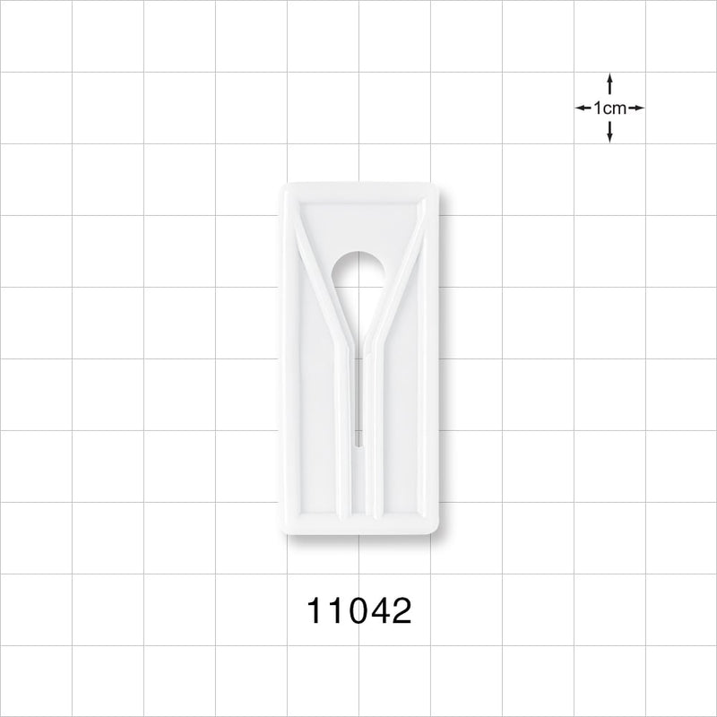 Slide Clamp, Natural - Fits 1/4 inch OD Tubing (0.25 inch, 6.35 mm) - 11042