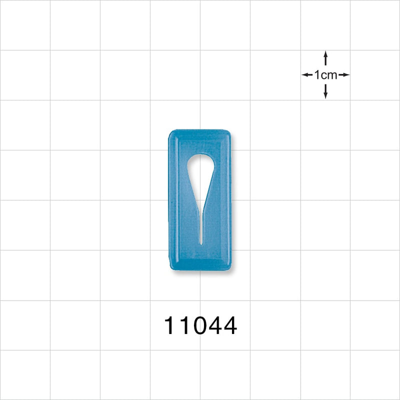 Slide Clamp, Light Blue - Fits 0.2 inch OD Tubing (5 mm) - 11044