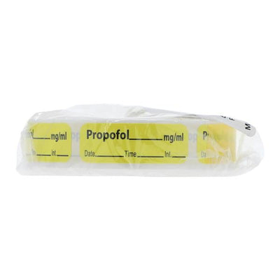 Precision Dynamics Corp. Anesthesia Tape DTI Propofol mg/ml Yellow 1-1/2x1/2" 600/Rl - LAN-27