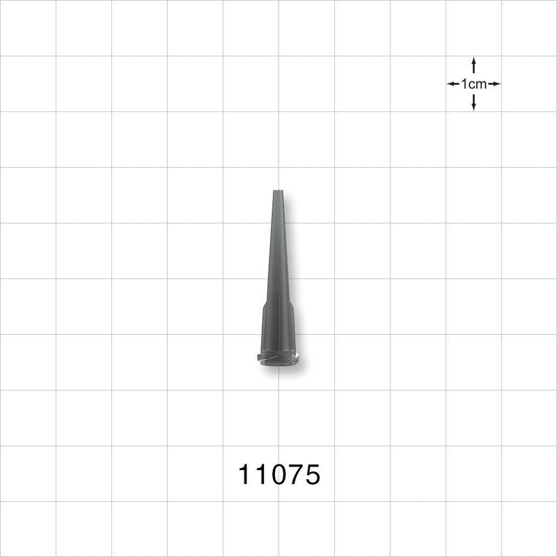 Straight Dispensing Tip, Female Luer Lock , Black - 16 G - 11075
