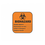 Grainger Labels Biohazard 4"x4" 100/Package - 8ACV4