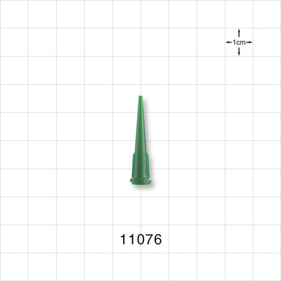 Straight Dispensing Tip, Female Luer Lock , Green - 18 G - 11076