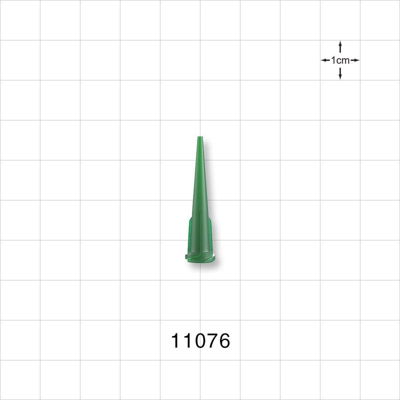 Straight Dispensing Tip, Female Luer Lock , Green - 18 G - 11076