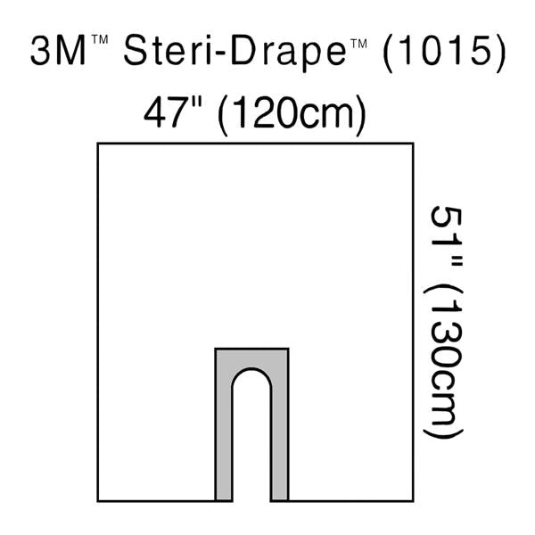 3M Medical Products Steri-Drape 64x41" Sterile C-Arm Drape - 1013