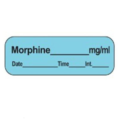 Precision Dynamics Corp. Label Morphine 600/Rl 600/Rl - LAN-13