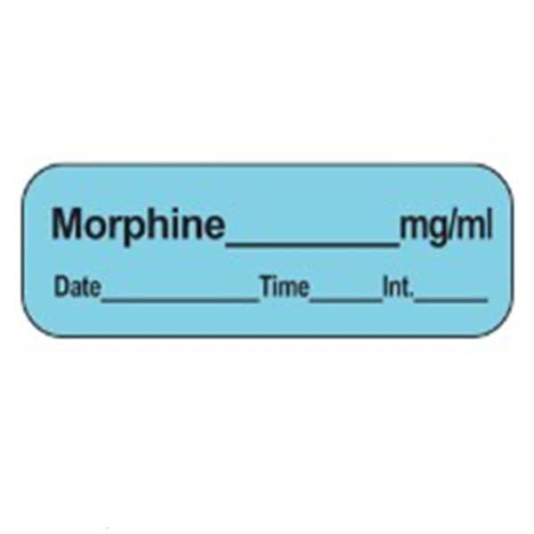 Precision Dynamics Corp. Label Morphine 600/Rl 600/Rl - LAN-13