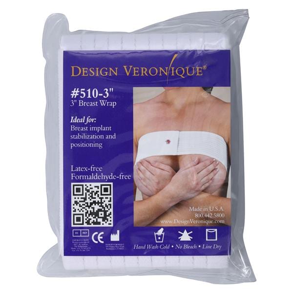 Summit Medical -Compression Wrap Breast One Size 3" White V-510-3