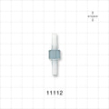 Male Luer Slip to Male Luer Slip, Clear -  - 11112