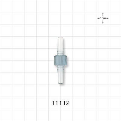 Male Luer Slip to Male Luer Slip, Clear -  - 11112