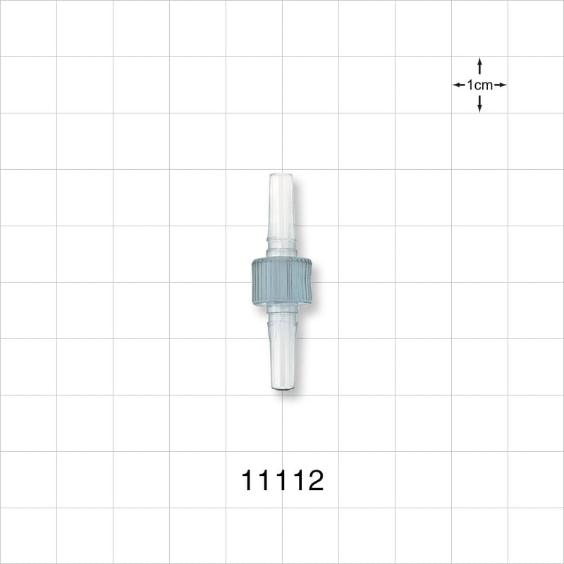 Male Luer Slip to Male Luer Slip, Clear -  - 11112
