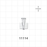 Female Luer Lock, Tubing Port, Clear - 0.035 inch ID (0.89 mm) - 11114