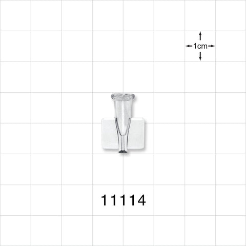 Female Luer Lock, Tubing Port, Clear - 0.035 inch ID (0.89 mm) - 11114