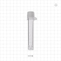 Collection Vial w/Screw Cap on Strap, Clear - 10 ml, 10 g, 0.33 oz. - 11115