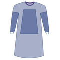 Medline Industries Inc -Eclipse Surgical Gown Fabric Reinforced Hook & Loop Fastener X-Large _ Sterile Latex Free Blue Disposable 30/Case DYNJP2102