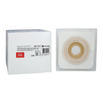 Convatec US SUR-FIT Natura Durahesive 4-1/2x4-1/2" Ostomy Barrier White - 404594