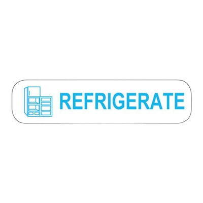 Health Care Logistics Storage Label Refrigerate White English 1-5/8x3/8" 1000/Package - 2749