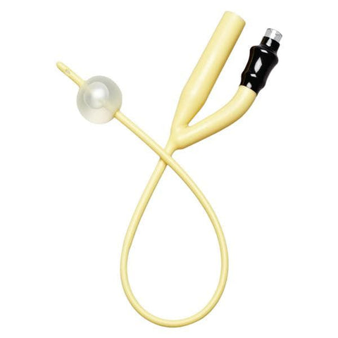 Straight Foley Medline Industries Inc 2-Way Foley Catheter Straight Tip Silicone Elas ...