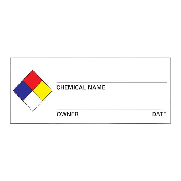 Precision Dynamics Corp. Label Hazard Comm 1-1/2x4 1000/Rl 1/Rl - LS-201