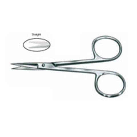 BR Surgical, LLC Knapp Scissors Straight 4" Stainless Steel Non-Sterile Reusable Ea - BR08-34801