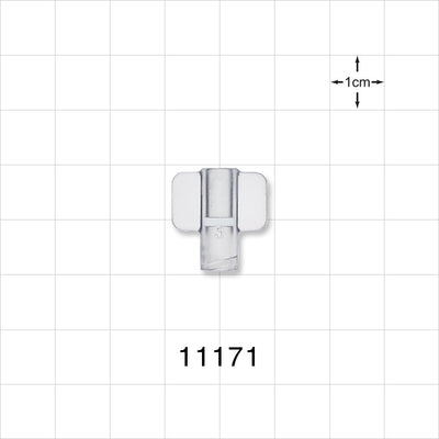 Female Luer Cap, Non-Vented, Clear -  - 11171
