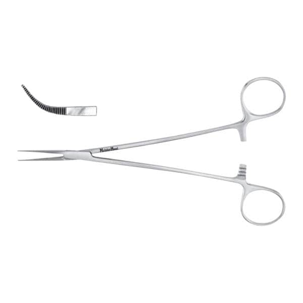 Miltex-Integra Miltex -Meister-Hand Adson Hemostatic Forcep Curved 7-1/4" Stainless Steel Autoclavable Each MH7-242