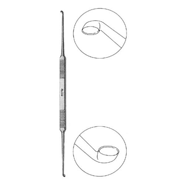 Miltex-Integra Miltex -House Bone Curette 7" Stainless Steel Each 19-2529