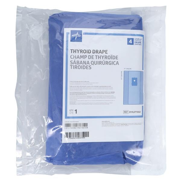 Medline Industries Inc 77x121" Sterile Surgical Drape 5x5" Diamond Fenestrated  - DYNJP7002