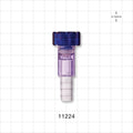 Tuohy Borst Adapter, Barbed - 0 FR - 13 FR (0 inch - 0.17 inch, 0 mm - 4.3 mm); 0.449 inch - 0.472 inch OD Barb (11.4 mm - 11.9 mm) - 11224