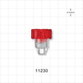 Tuohy Borst Adapter, Small Body - 0 FR - 17 FR (0 inch - 0.224 inch, 0 mm - 5.7 mm); 0.228 inch ID Tubing Port (5.8 mm) - 11230
