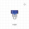 Tuohy Borst Adapter, Small Body - 0 FR - 17 FR (0 inch - 0.224 inch, 0 mm - 5.7 mm); 0.228 inch ID Tubing Port (5.8 mm) - 11231