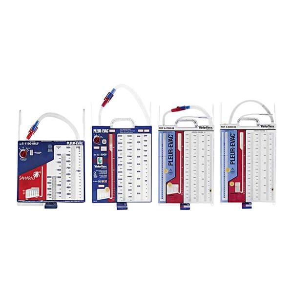 Teleflex LLC -System Chest Drainage Pluer-Evac MINI Sahara Adult/Pediatric Dry Suction 6/Box S-0500