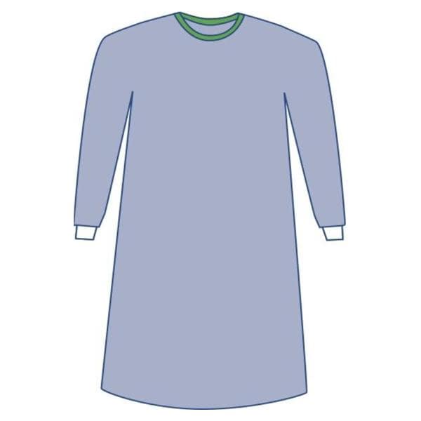 Medline Industries Inc Eclipse Non Reinforced Surgical Gown AAMI Level 2 SMS Fabric 3X Large Blue 18/Ca - DYNJP2004
