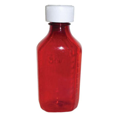 Clarke Container Division Syrup Bottle Plastic 12oz Amber Reusable Non-Sterile 50/Case - 91005