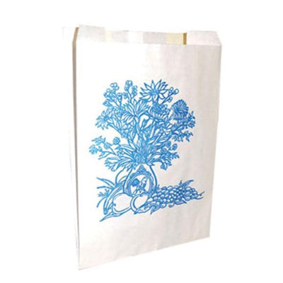 Fox Converting Inc Waste Bag Paper Chairside Blue/White Dental 200/Box 200/Box, 5 BX/CA - 420653960