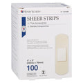 Henry Schein Inc. -Henry Schein Adhesive Bandage Plastic 1x3" Sheer Sterile 100/Box, 54 BX/CA 1126142