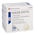 Henry Schein Inc. -Henry Schein Adhesive Spot Bandage Plastic 7/8" Sheer Sterile 100/Box, 150 BX/CA 1126143