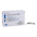 Henry Schein Inc. Stainless Steel Sterile Surgical Blade #12, 40 BX/CA - 4332