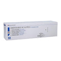 Henry Schein Inc. Scalpel Surgical #10 Sterile Disposable 10/Bx, 100 BX/CA - 4317