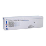 Henry Schein Inc. Scalpel Surgical #10 Sterile Disposable 10/Bx, 100 BX/CA - 4317