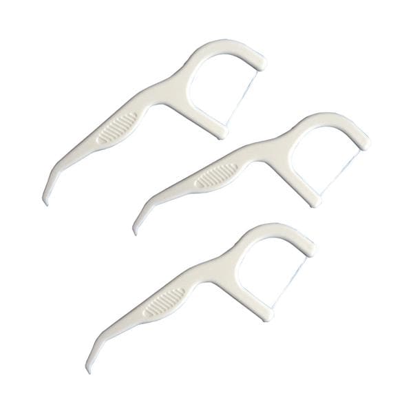 Henry Schein Inc. -Acclean Flosser Adult With Gum Stimulator Unflavored 3/Package Dispenser Box 48pk/Box, 12 BX/CA 751470