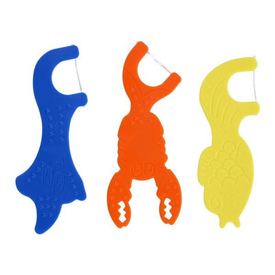 Henry Schein Inc. -Acclean Flosser Kids 3/Package Assorted Sea Creatures 48Pk/Box, 12 BX/CA 1126519