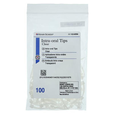 Henry Schein Inc. -Maxima Intraoral Mixing Tips Small Clear 100/Package, 50 PK/CR 1126704