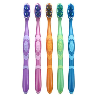 Henry Schein Inc. -Acclean Edge Toothbrush Adult 40 Tuft Full White 72/Box, 6 BX/CA 1126849