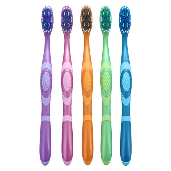 Henry Schein Inc. -Acclean Edge Toothbrush Adult 40 Tuft Full White 72/Box, 6 BX/CA 1126849