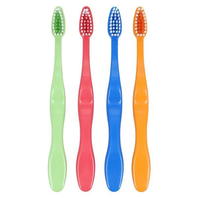 Henry Schein Inc. -Acclean Manual Toothbrush Assorted Youth 30 Tuft Compact Curvy 72/Box, 6 BX/CA 1126850