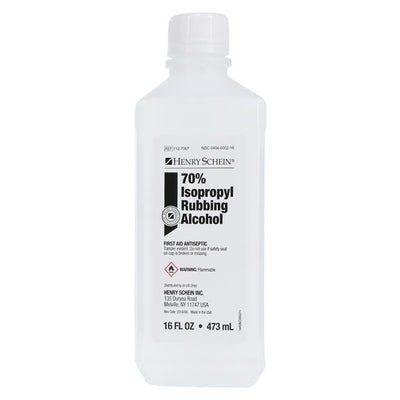 Henry Schein Inc. Alcohol Solution 16oz/Bottle, 12 BT/CA - 112-7067