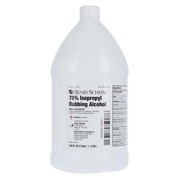Henry Schein Inc. Alcohol gallon/Bottle, 4 BT/CA - 112-7068