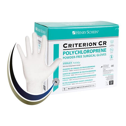 Henry Schein Inc. -Criterion Polychloroprene Surgical Gloves 8 Extended White Not Chemo Tested, 4 BX/CA CR-SG130-8.0